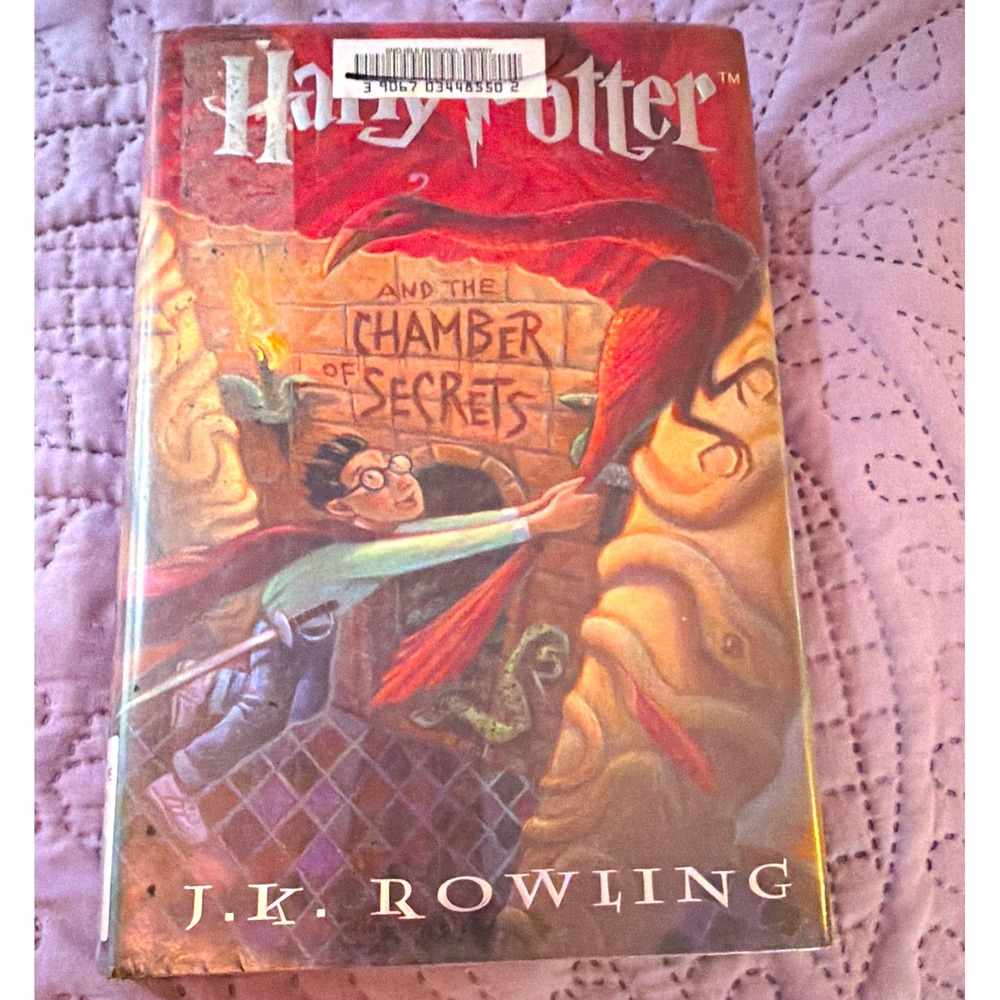 Harry Potter Chamber of Secrets J.K. Rowling HC DJ Illus Inscribed Ex Libris